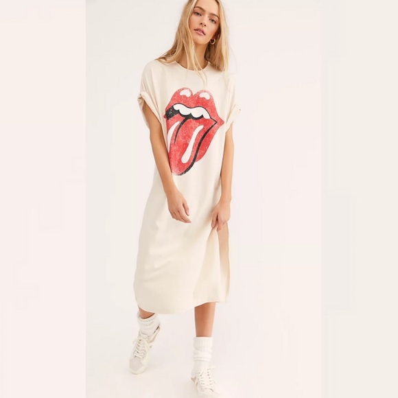 Daydreamer Dresses & Skirts - Daydreamer Rolling Stones’89 T-Shirt Dress Medium